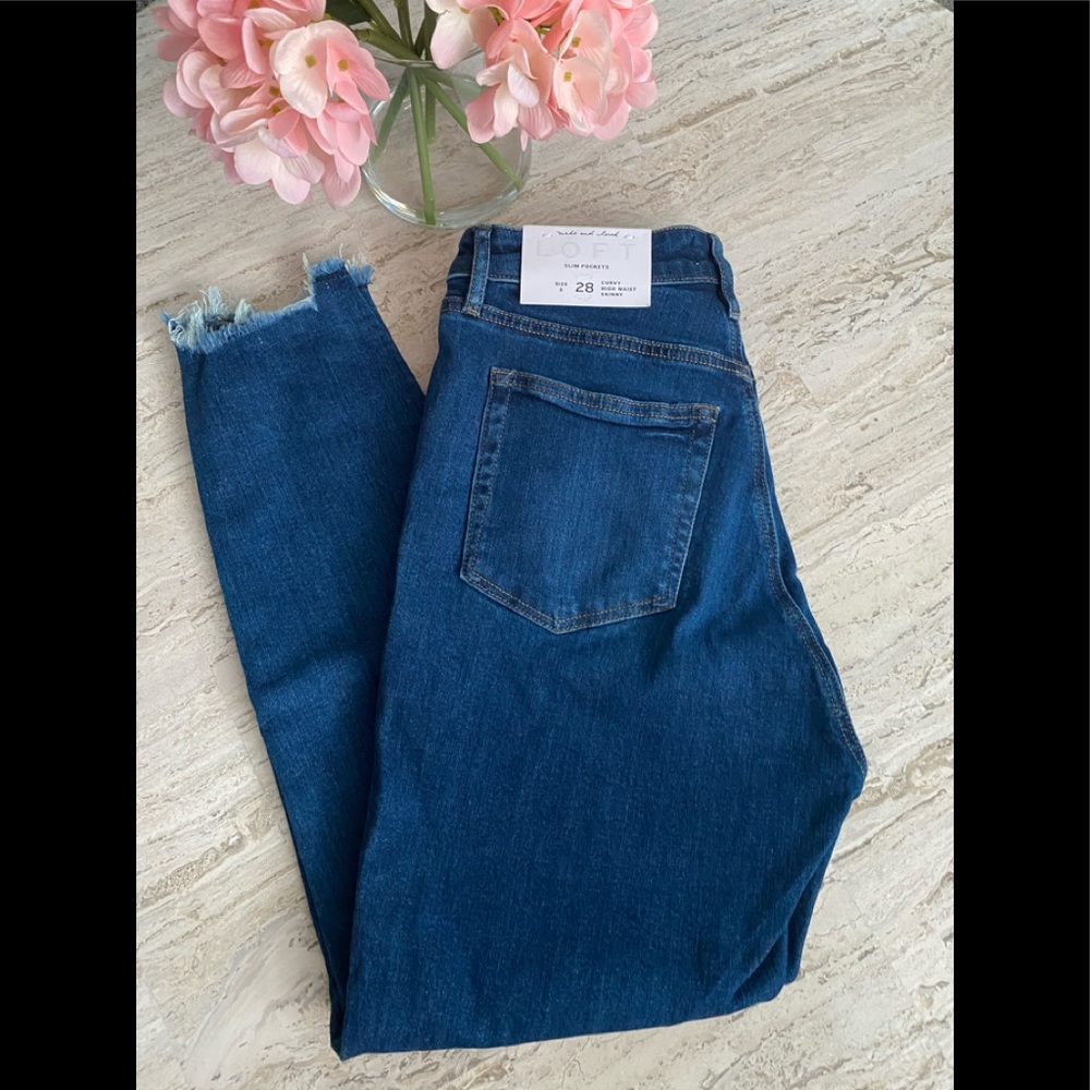 Brand New Button Front Jeans